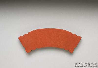 图片[2]-Cinnabar inkstick in the shape of a jade “heng”, Qing dynasty, Qianlong reign (1736-1795)-China Archive